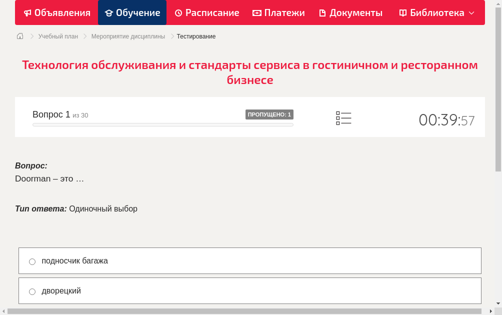 Doorman – это …